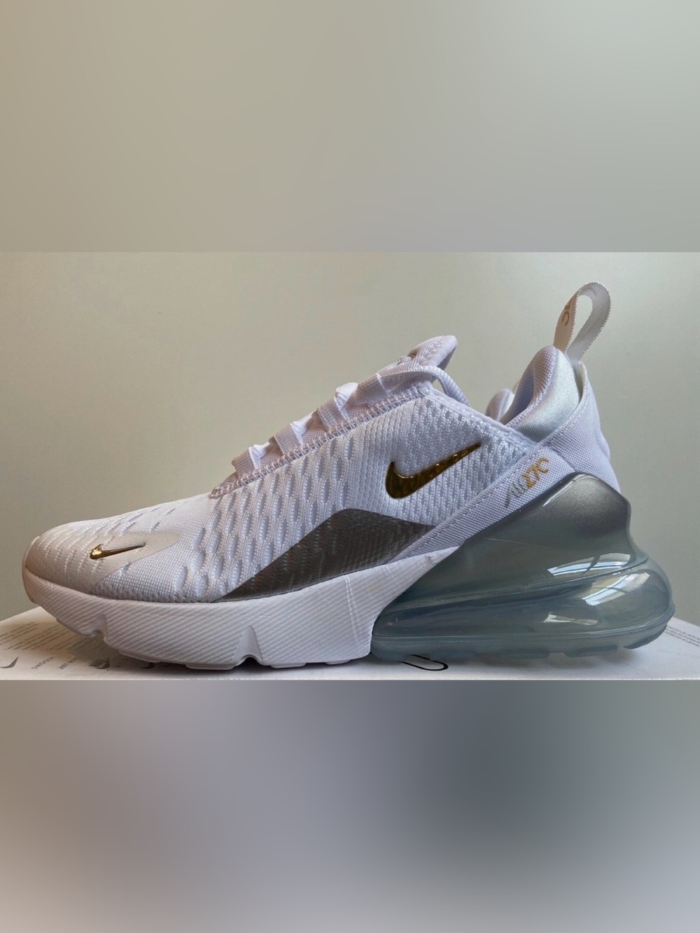 Nike Air Max 270 Lightweight White Metallic Gold DM3080-100